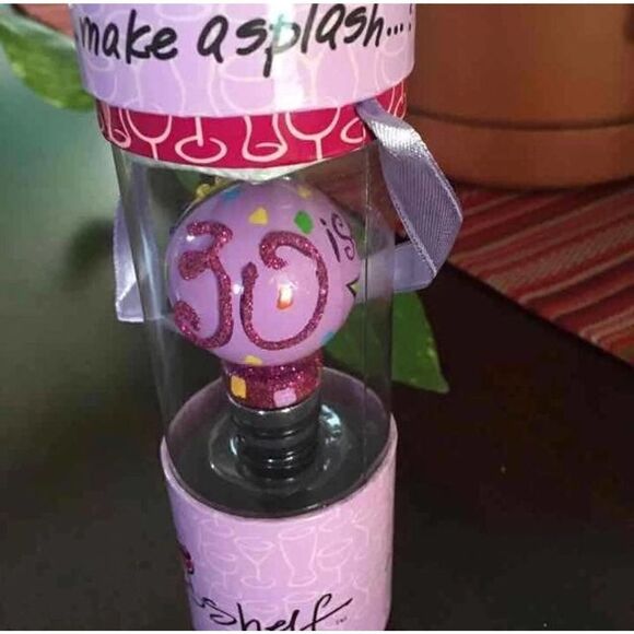 NEW IN BOX- Top Shelf 30ish Wine Stopper - Picture 2 of 6